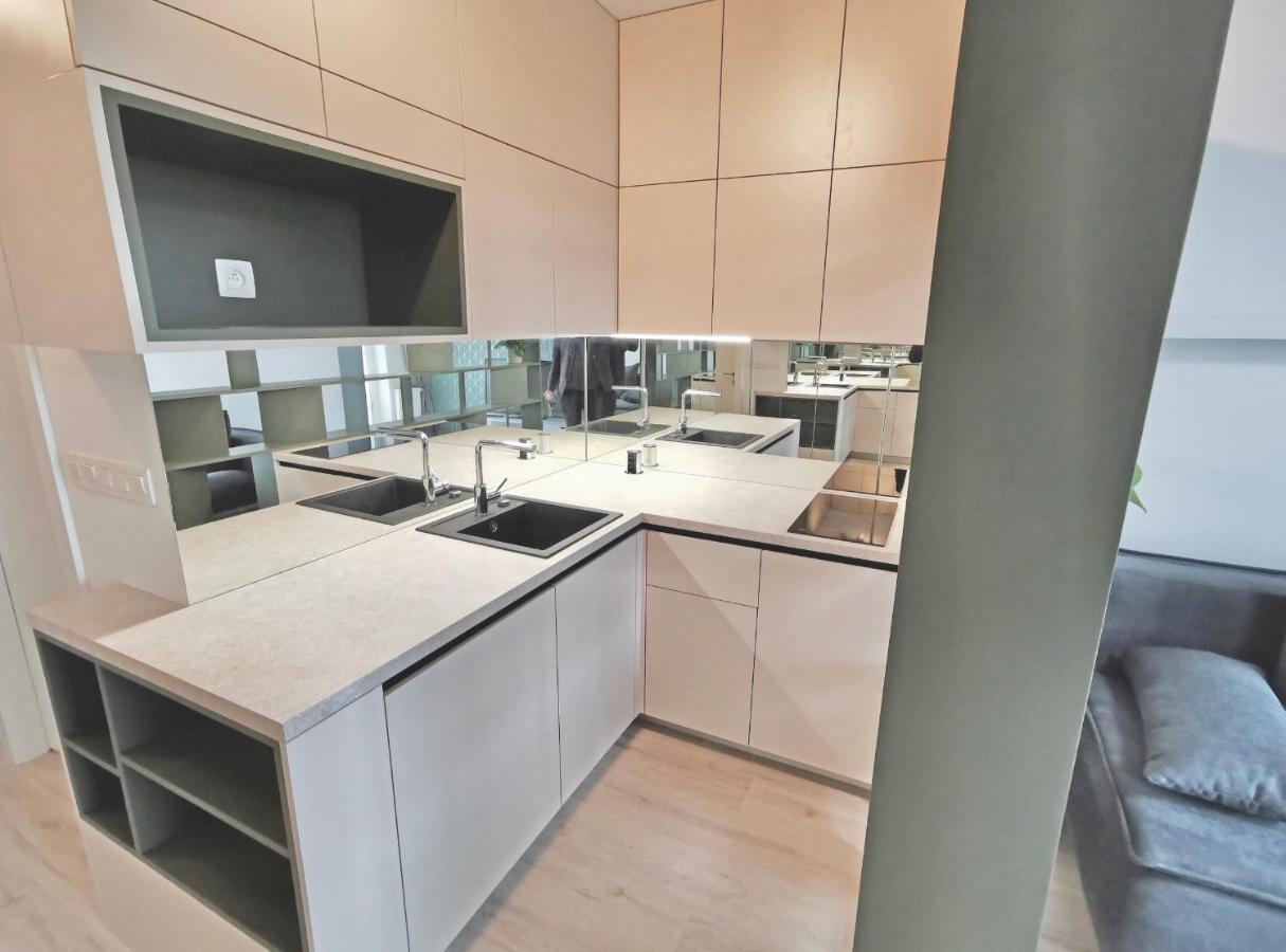 Luxury, Bright Studio With Parking And Balcony In Bratislava Center Eksteriør billede
